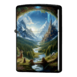 その先にはエルフの城ジッポーライターZIPPO