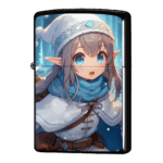 驚いた顔がかわいいエルフジッポーライターZIPPO