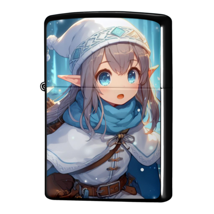 驚いた顔がかわいいエルフジッポーライターZIPPO
