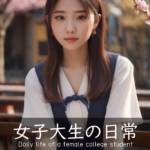 女子大生の日常 AI写真集Vol.1 female college student