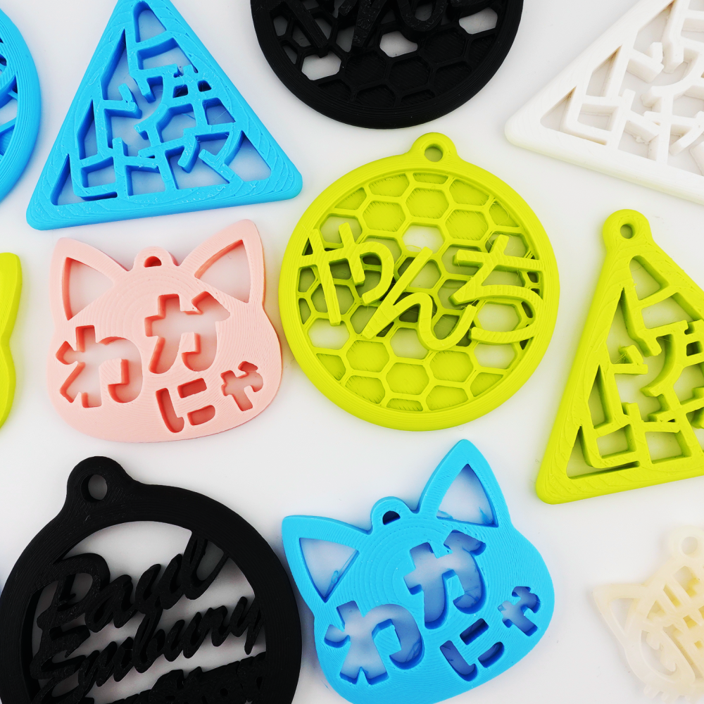 オリジナル超軽量キーホルダー製作（１個からおつくりできます） keyholder01