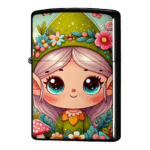 エルフの女の子・イラストジッポーライターZIPPO