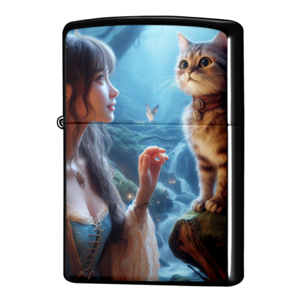 エルフの相棒にゃんことの出会いジッポーライターZIPPO