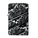 スピードスターのバイク柄ジッポーライターZIPPO