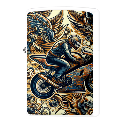 ライダースカルレーサージッポーライターZIPPO