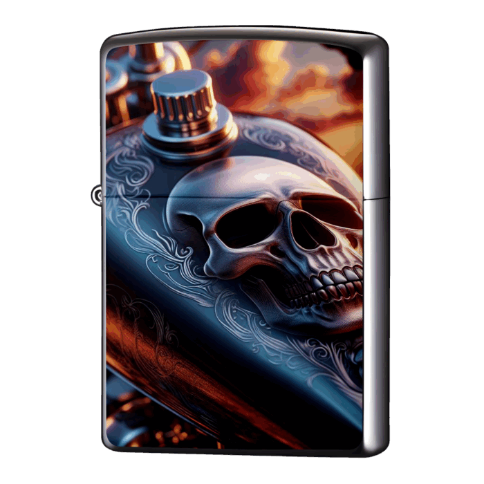 アメリカンスカルライダージッポーライターZIPPO