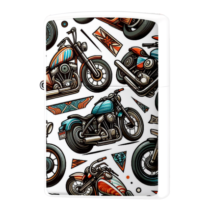 アメリカンバイク柄ライダージッポーライターZIPPO