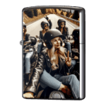 テンション上がりすぎたツーリング女子集団ジッポーライターZIPPO