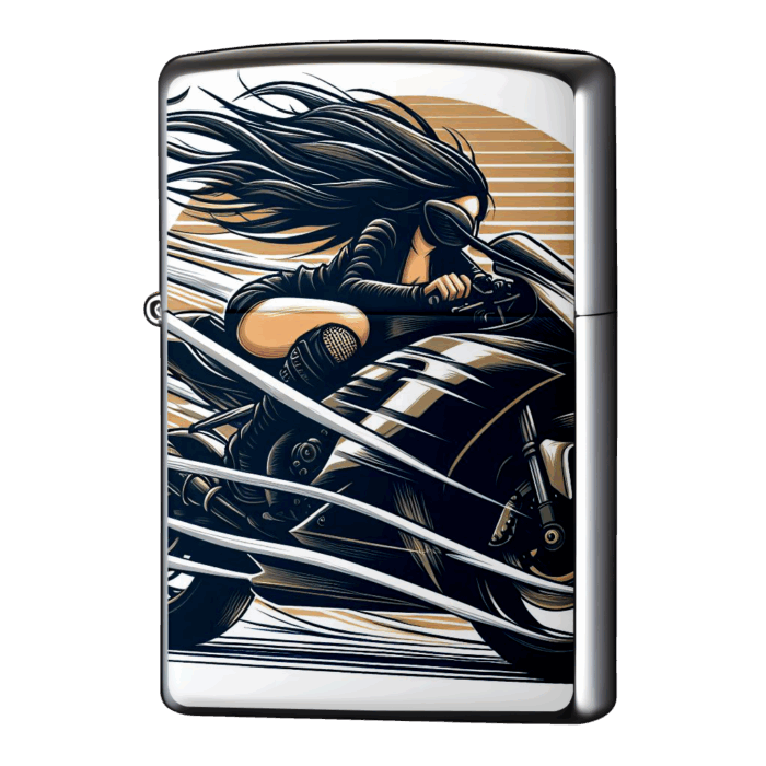 伝説のスピードクイーンバイクジッポーライターZIPPO