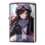 通勤スクーターのお姉さんの日常ジッポーライターZIPPO