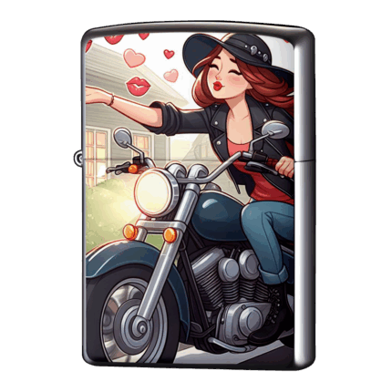 投げキッスハッピーふりまくお姉様ジッポーライターZIPPO