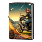 流星キャンプでツーリングテントジッポーライターZIPPO