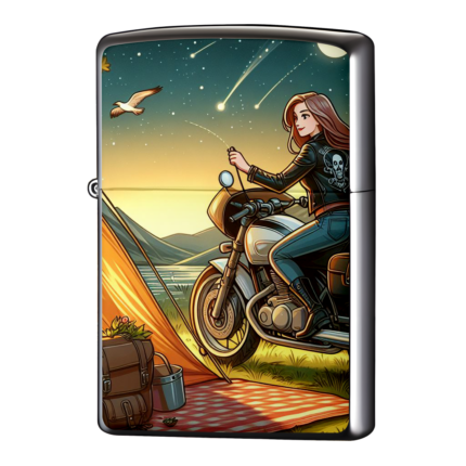 流星キャンプでツーリングテントジッポーライターZIPPO