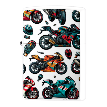 レーサーレプリカのバイク柄ジッポーライターZIPPO