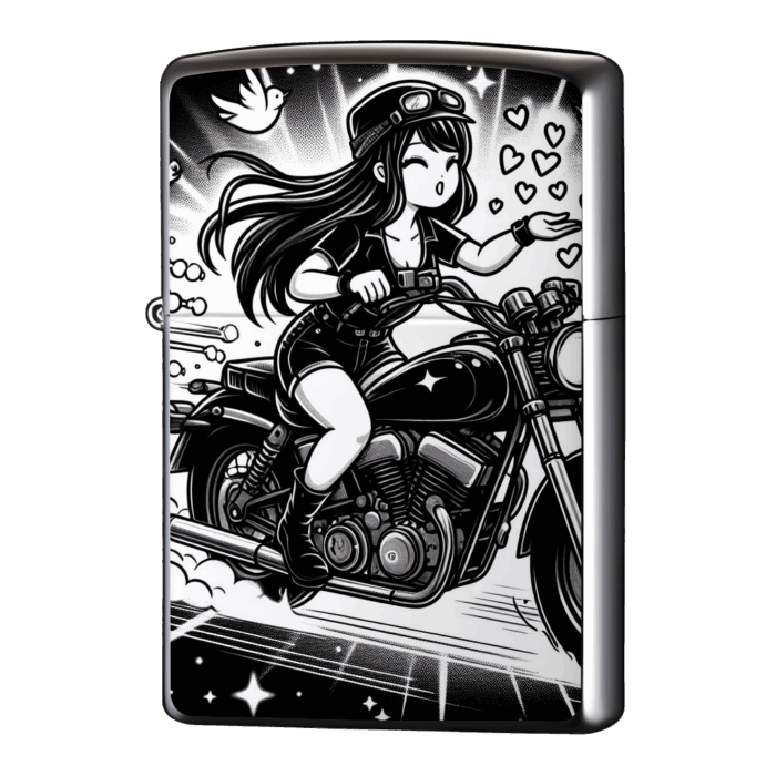 どうぞどうぞ投げキッスでかわいいジッポーライターZIPPO