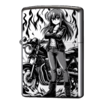 燃える闘志バイクライダー募集中ジッポーライターZIPPO