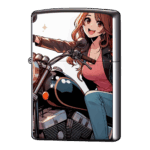 アメリカンライダー女の子ジッポーライターZIPPO