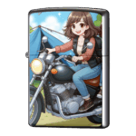 初めてのツーリングキャンプ女の子ジッポーライターZIPPO