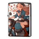 投げキッス多めはりきる女の子ジッポーライターZIPPO