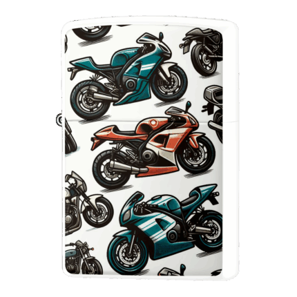 250ccライダーバイク柄ジッポーライターZIPPO