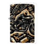 ライダーのすべてを集約収納イラスト柄ジッポーライターZIPPO