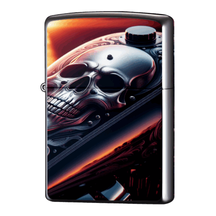 スカルライダー朝日ジッポーライターZIPPO
