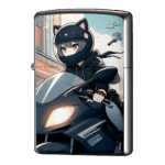 猫耳ライダーツーリングジッポーライターZIPPO