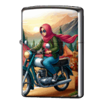 50ccでさすらうキャンプライダージッポーライターZIPPO