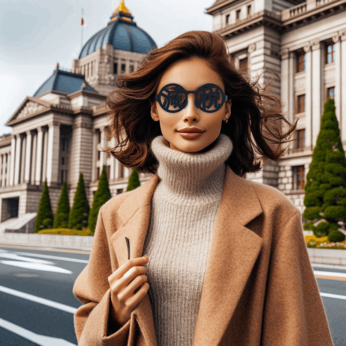 genzeimegane03 減税メガネ 先が見えないファッショナブルめがねブラック