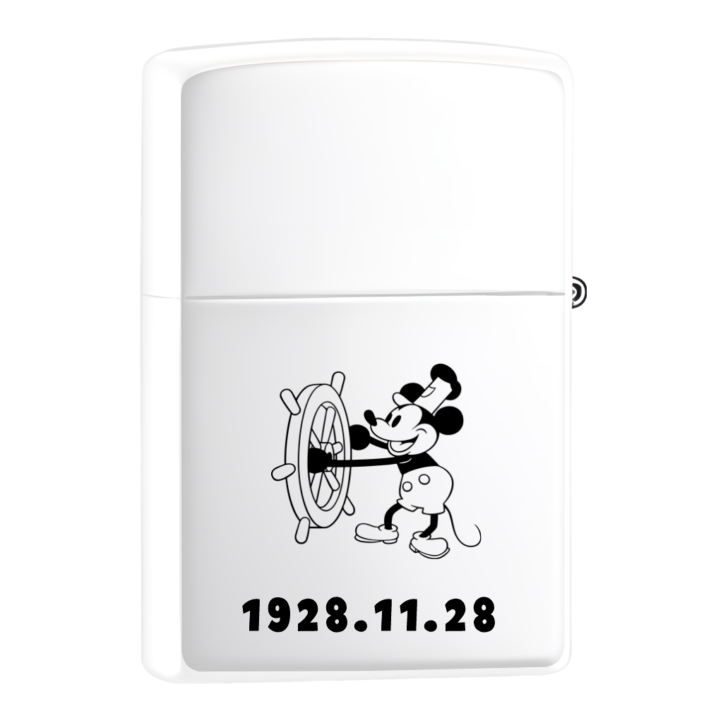 ジッポー　zippo  ミッキーマウス　ディズニーふたの金具が少しつぶれています