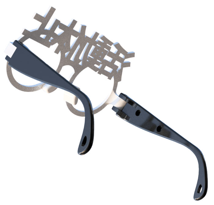 松本人志「活動休止めがね」ホワイトカラー白