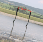 銀行の金庫室に男性カネに眼鏡ぇのだてメガネ　お金の欲求を満たす人の愛用眼鏡