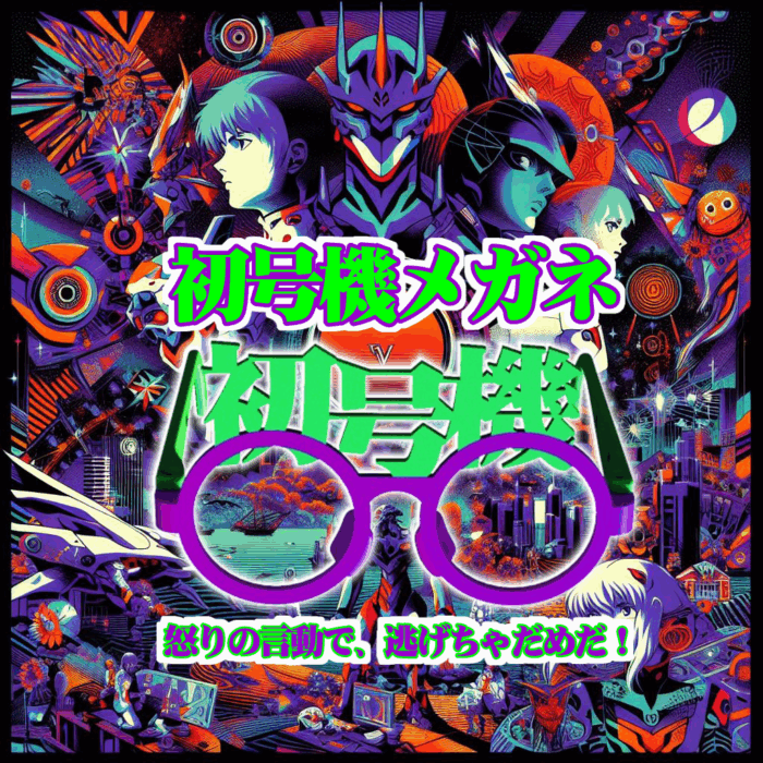 初号機メガネ　怒りの言動で、逃げちゃだめだ！ - 画像 (2)