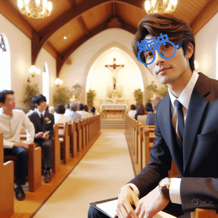 婚活中の男が伊達眼鏡