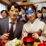 婚活中の男女が伊達眼鏡