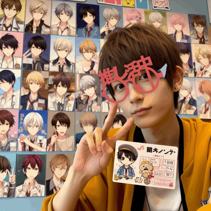 「推し活」をしてる男性専用の伊達眼鏡