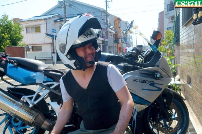 ツーリングに最適CS371i熱中症対策人間エアコン冷却着衣ベスト型水冷服(下着)サラリーマンエアコン【371iEZ3R】