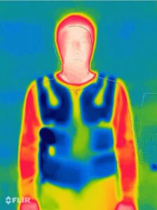 人間エアコンK2サーモグラフィー