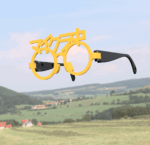 マイクラ中の伊達眼鏡　空飛ぶ