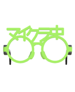 マイクラ中の伊達眼鏡　グリーン