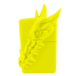 ドラゴンデザイン立体ジッポーライター３D龍ZIPPOライトグリーン