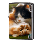 じゃれあう猫ジッポーライターZIPPO