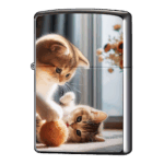 じゃれあう猫の物語ジッポーライターZIPPO