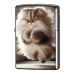 モフモフ猫がわかわいいジッポーライターZIPPO