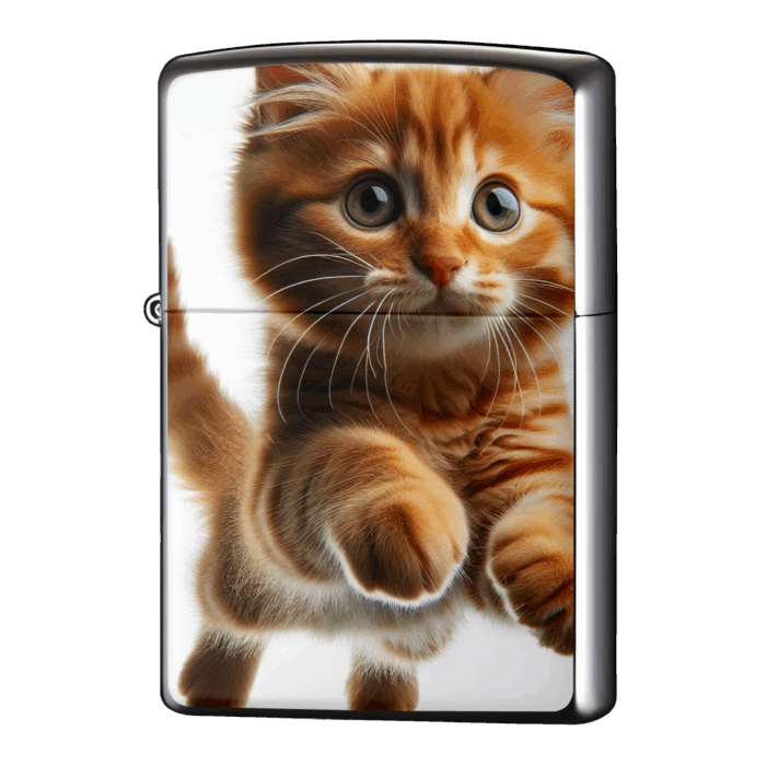 猫が飛び上がるにゃんこジッポーライターZIPPO