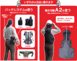 【熱中症対策】画期的な頭を冷やす連続冷却ヘルメットエアコンG3(フード) - 画像 (10)