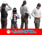 【熱中症対策】画期的な頭を冷やす連続冷却ヘルメットエアコンG3(フード) - 画像 (12)