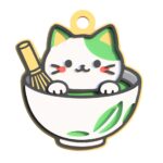 抹茶猫キーホルダー　MATCHA CAT