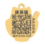抹茶猫キーホルダー MATCHA CAT